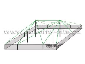 Bild von Volierennetz / Vogelnetz - PE 40/2 mm