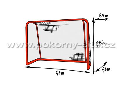 Bild von Floorballtornetz, 1,6 m x 1,15 m