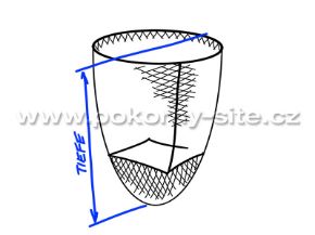 Bild von Stosshamen-Netz, lose, maschinell, montiert, Masche 20 mm