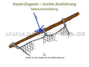 Bild von Zugnetz für Kanäle, Masche 6 mm