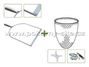 Bild von Stosshamen - Komplet / gebohrt, gerade Tülle, Metall / handgeknotet